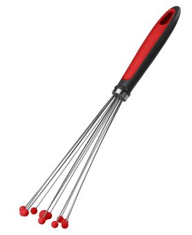 Kochblume Kugelschneebesen rot 