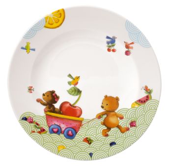 Villeroy & Boch Happy As A Bear Kinderteller Flach 21,5x21,5x1,5 cm 