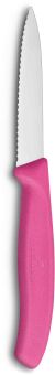 Victorinox Gemüsemesser Swiss Classic Wellenschliff pink 