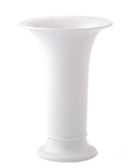 KPM Berlin Vase Trompetenform 1 weiß 
