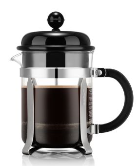 Bodum Kaffeebereiter 4 Tassen 0.5l Caffettiera Black&Chrome 