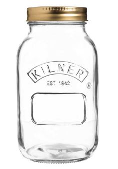 Kilner Einmachglas 1 L. , 9,3x9,3x17,8 cm 