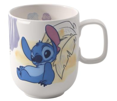 Villeroy & Boch Kinderbecher Mit Henkel, Groß 11,5x8x9,5 Disney Stitch 