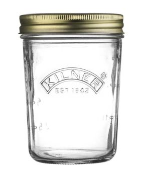 Kilner Einmachglas mit weiter Öffnung 350 ml, 9x9x12,5 cm 