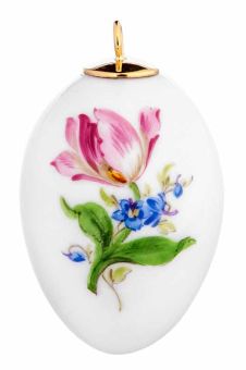 Meissen Osterei Vintage Blume 2 Tulpe 45 cm 