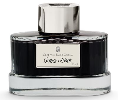 Graf von Faber-Castell Tinte im Glas Carbon Black 75ml 