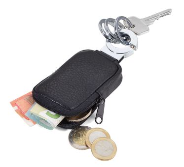 Troika Schlüsselanhänger mit Täschchen für Kleingeld Pocket Click 