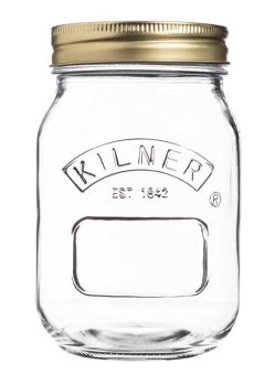 Kilner Einmachglas 500 ml, 8,3x8,3x12,7 cm 