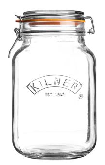 Kilner Bügelverschlussglas quad 2 L 12x12x21,5 cm 