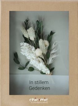 chic.mic Trockenblumen in Geschenkbox In stillem Gedenken 