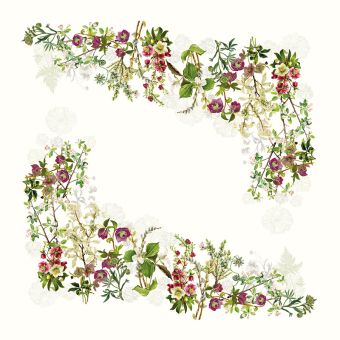 Garnier-Thiebaut Tischdecke Justine Naturel 155x260 cm 