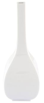 Meissen Flakon, 4-eckig, Weiß, H 21,6 Cm 