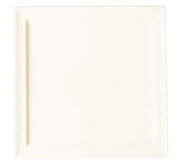 RAK Porcelain Classic Gourmet Ivoris white Teller flach quadratisch L 27.5 cm / W 27.5 cm / Ht. 2.3 cm 