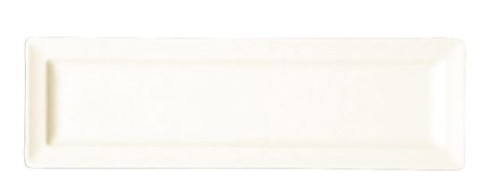 RAK Porcelain Classic Gourmet Ivoris white Teller flach rechteckig L 29.1 cm / W 12.1 cm / Ht. 1.9 cm 