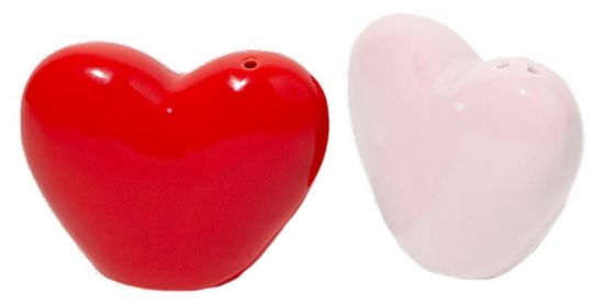 Doiy Salz- u. Pfefferstreuer Herzen Love 