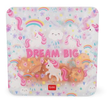 Legami 3er Set Snack Bags wiederverwendbar Unicorn 