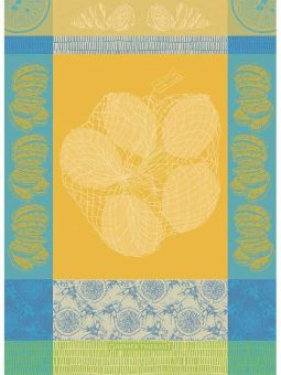 Garnier-Thiebaut Geschirrtuch Filet De Citrons Soleil 56x77 Cm 100% Gekämmte Baumwolle 