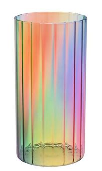 Gift Company Jacquard Vase Streifen H 20 cm mehrfarbig/irisierend 