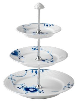 Royal Copenhagen Musselmalet Mega Blau Etagere 3-Stufig 