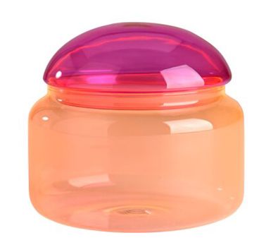 Gift Company Voile Glasdose L Borosilikatglas pink/orange gs 