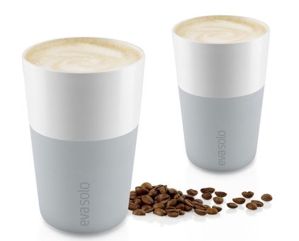 Eva Solo Cafe Latte-Becher 2 Stk. 360 ml marble grey 