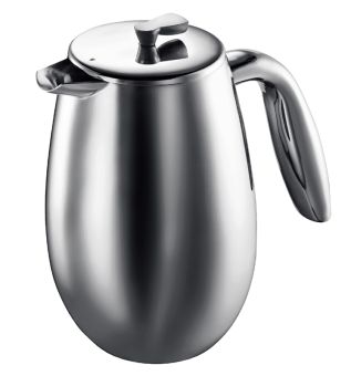 Bodum Columbia Kaffeebereiter Doppelwandig 8 Tassen 1 L Edelstahl Matt 