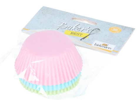 Birkmann Papierbackförmchen Baker´s Best Ø 7 cm Höhe 3 cm 100 Stück pastell 