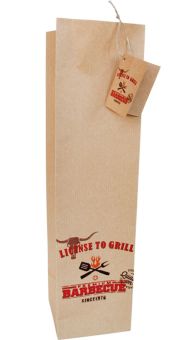 Paperproducts Design Flaschentüte License to Grill 