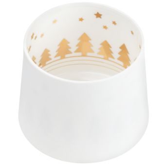 Räder Living Schattenspiel Tannenwald Ø 7,5 cm H 6,5 cm gold 