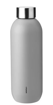 Stelton Keep Cool Isolierflasche 0,6 L Light Grey 