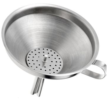 Westmark Flaschentrichter mit Sieb Edelstahl 