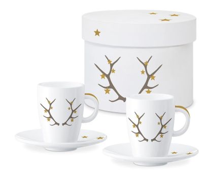 Paperproducts 2-er Set Eierbecher Winter Antler 