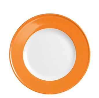 Dibbern Solid Color Orange Teller flach 21 cm Fahne 