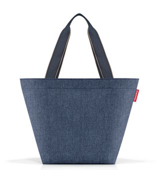 Reisenthel shopper M Herringbone Dark Blue 