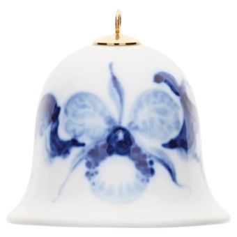 Meissen Baumschmuck Kugel, Orchidee Auf Ast, Ø 5 Cm 
