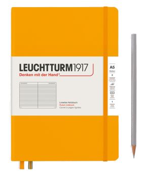 Leuchtturm Notizbuch Medium (A5) rising sun liniert 