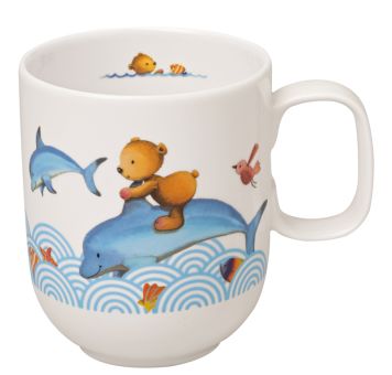 Villeroy & Boch Happy As A Bear Kinderbecher mit 1 Henkel Groß 11,5x8x9,5 cm 