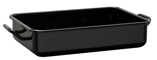 Riess Mini Back- und Servierform 15x11x5cm Schwarzemaille 