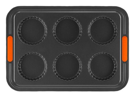 Le Creuset Tarteform 6er NC Antihaft-Backformen 