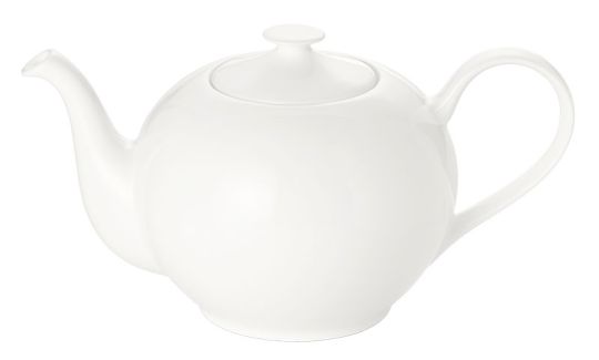 Dibbern Fine Bone China Weiss Classic Teekanne rund 0,9 L 