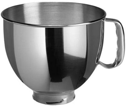 KitchenAid Classic Artisan Edelstahlschüssel 4,8 L poliert mit Griff 