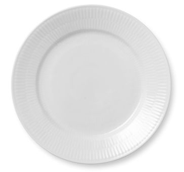 Royal Copenhagen White Fluted Teller Flach 22 cm 