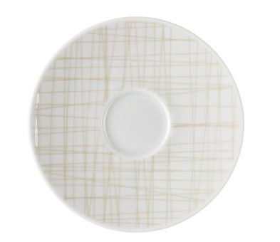 Rosenthal Selection Mesh Line Cream Espresso-Untertasse 