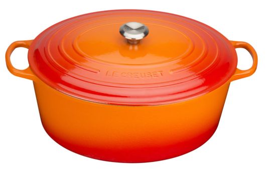 Le Creuset Bräter Oval Signature 40 cm Ofenrot 