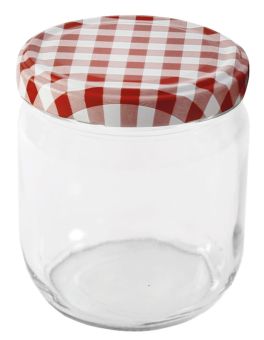 Einkochwelt Sturzglas mit Schraubdeckel 425 ml TO82 
