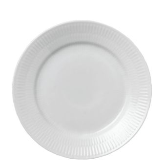 Royal Copenhagen White Fluted Teller Flach 19 cm 