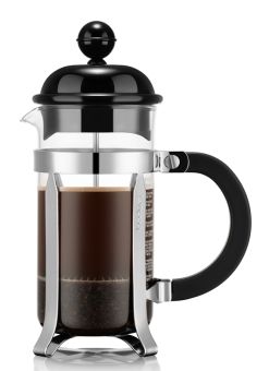 Bodum Kaffeebereiter 3 Tassen 0.35l Caffettiera Black&Chrome 