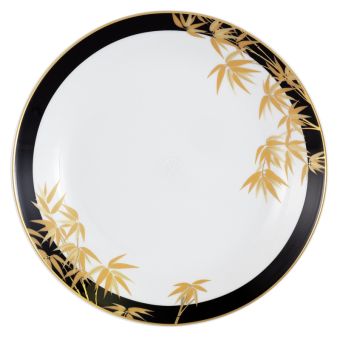 Meissen Suppenteller, Form MEISSEN® Cosmopolitan , Golden Bamboo , Ø 20,5 Cm 
