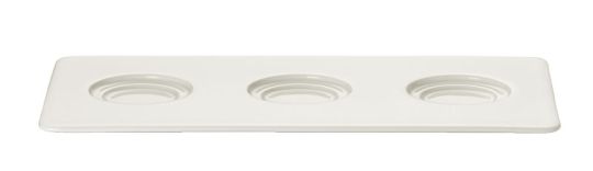 Dibbern Fine Bone China Weiss Tablett 13x26 cm Weiss 