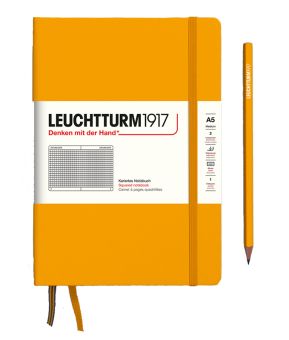 Leuchtturm Notizbuch Medium (A5) rising sun kariert 